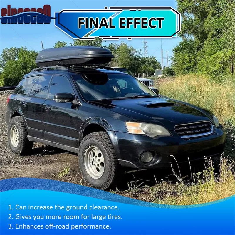 SI Alum 3" Full Lift Kit Spacers for Subaru 2000-2005