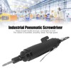 Pneumatic Screwdriver Noise Free Straight Handle Reversible Alloy Steel Industrial