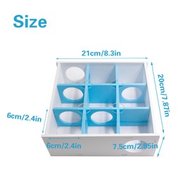 Hamster Labyrinth Toy Hamster Hiding Place Hamster Multi-Chamber House Hamster House with Transparent Acrylic Cover for Mice, Gerbils, 21 x 20 x 7.5 cm