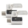U.S. Solid 1/4" 304 Stainless Steel Mini Ball Valve with