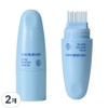 Modbom All Day Brush Hair Fixer Bangs Fixer Hypoallergenic Matte Sky, 7ml, 2 pcs / 모두봄 올데이 브러시 헤어픽서 앞머리 고정 픽서 저자극 매트 스카이, 7ml, 2개
