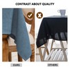WAITER TREE Washable Tablecloth, Easy Care Tablecloth, Fluffy Look, Waterproof,
