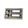Huber Doorbell Polycarbonate Dual Surface Mount Rectangular Real Metal and