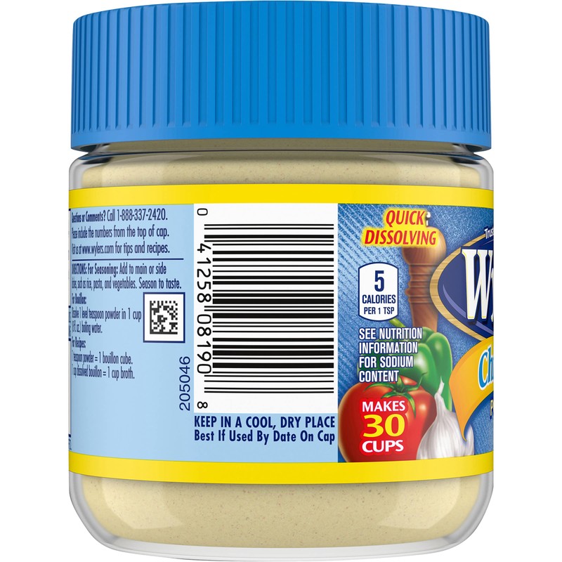 Wyler's Instant Bouillon Chicken Flavored Powder (3.75 oz Jar)