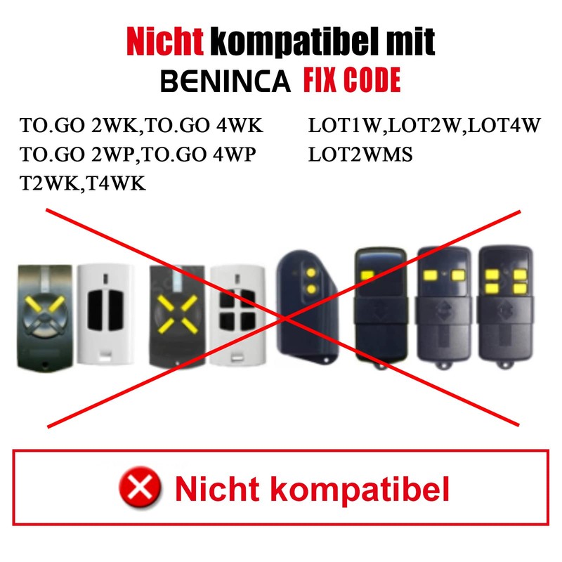 YuliSpy 433MHz Rolling Code remote control compatible with TO GO