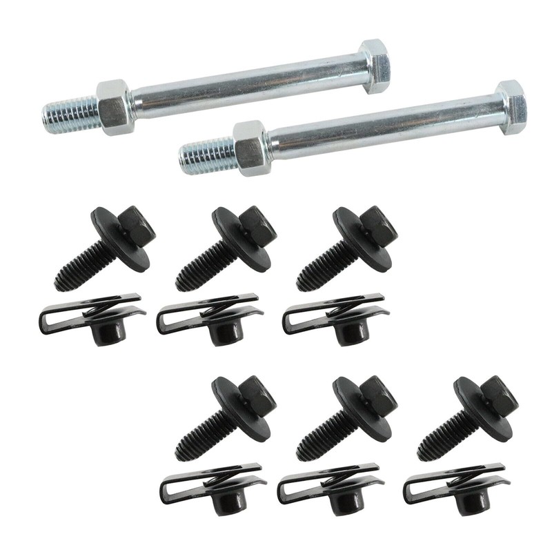 16Pcs Front Leaf Spring Bracket Mounting Kit with Eye Bolts