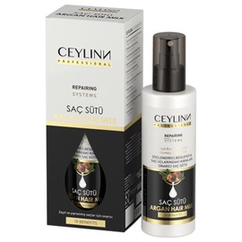 Ceylinn Argan Hair Milk - 10 Benefits - For Weak, Dry and Damaged Hair - Strengthening, Nourishing and Repairing Against Wrinkles at the Hair Tips 150 ml