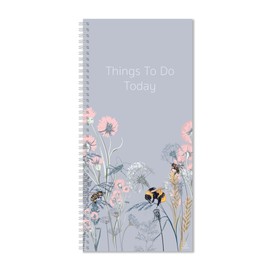 Exacompta - Ref GS016Z Things To Do Today Notebook, 90gsm paper 140mm x 297mm, 40 Sheets of Lined Paper with a Bee Design, Great for Getting Organised