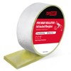 TOPDURE Foil-Backed Fiberglass Pipe Wrap, Pipe Insulation Wrap for Outdoor,Foam