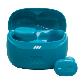 JBL Tune Buds 2, JBL Pure Bass Sound with Spatial Sound, Adaptive Noise Cancelling with Smart Ambient, 6 mics for Perfect Calls and Customized Call Experience, Personi-Fi 3.0, Turquoise