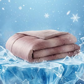 Cooling Blanket for Hot Sleepers, Summer Lightweight Blanket, Full Size