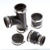 T-mex 09.0701 Pipe Fitting Adapters, Black, 25mm O.D. Metric /