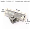 keehui 316 Stainless Steel Folding Swivel Connector Fitting for 1INCH