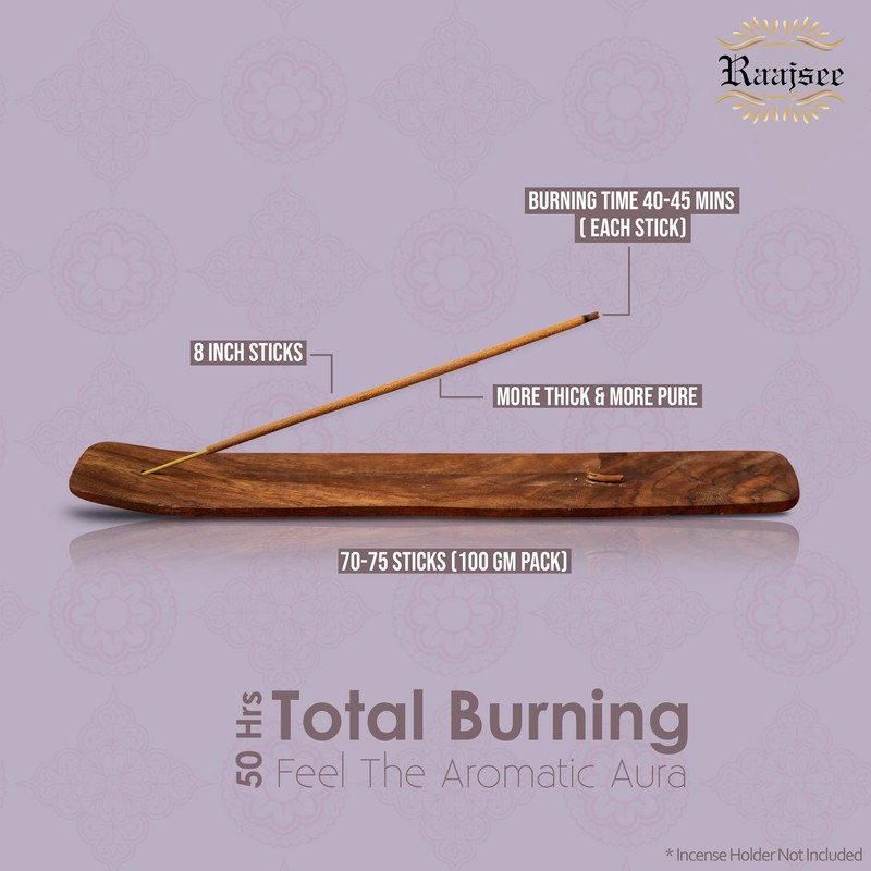 raajsee Incense Sticks Dragon Blood 100 gm Pack-100% Pure Organic