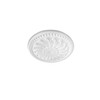 HEXIM Stucco Rosette Polystyrene EPS White, Ceiling Rosette Round &