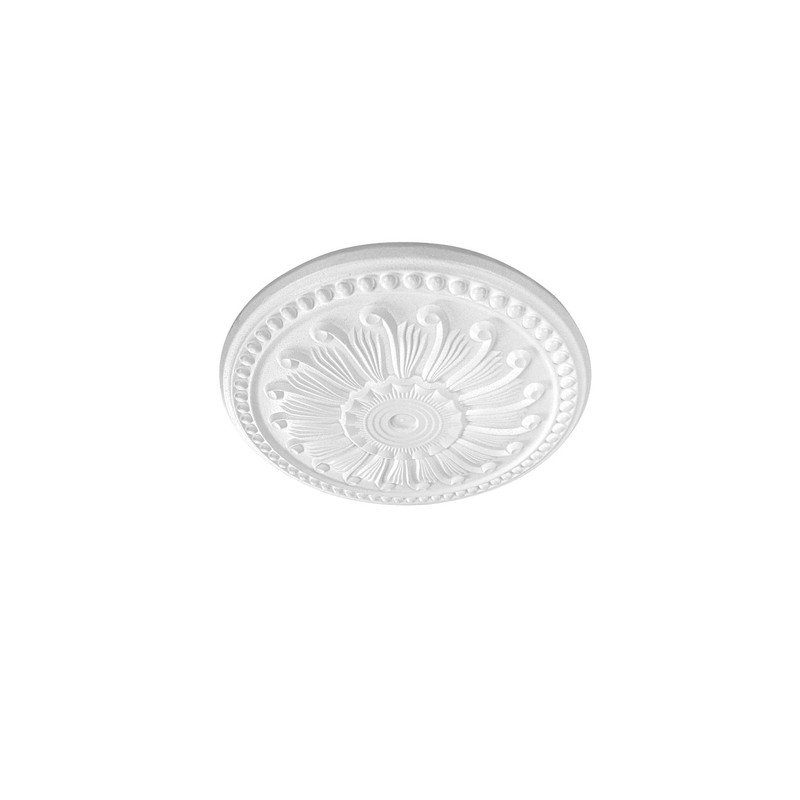 HEXIM Stucco Rosette Polystyrene EPS White, Ceiling Rosette Round &
