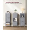 VASAGLE Storage Cabinet, Storage Organizer Rack Stand for Bathroom, Living