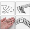 Bivethoi 20 PCS 2.5mm Allen Wrench L-Shaped Hex Key Wrench,