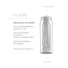 LifeStraw Peak Collapsible Squeeze Bottle 1L, Mountain Blue