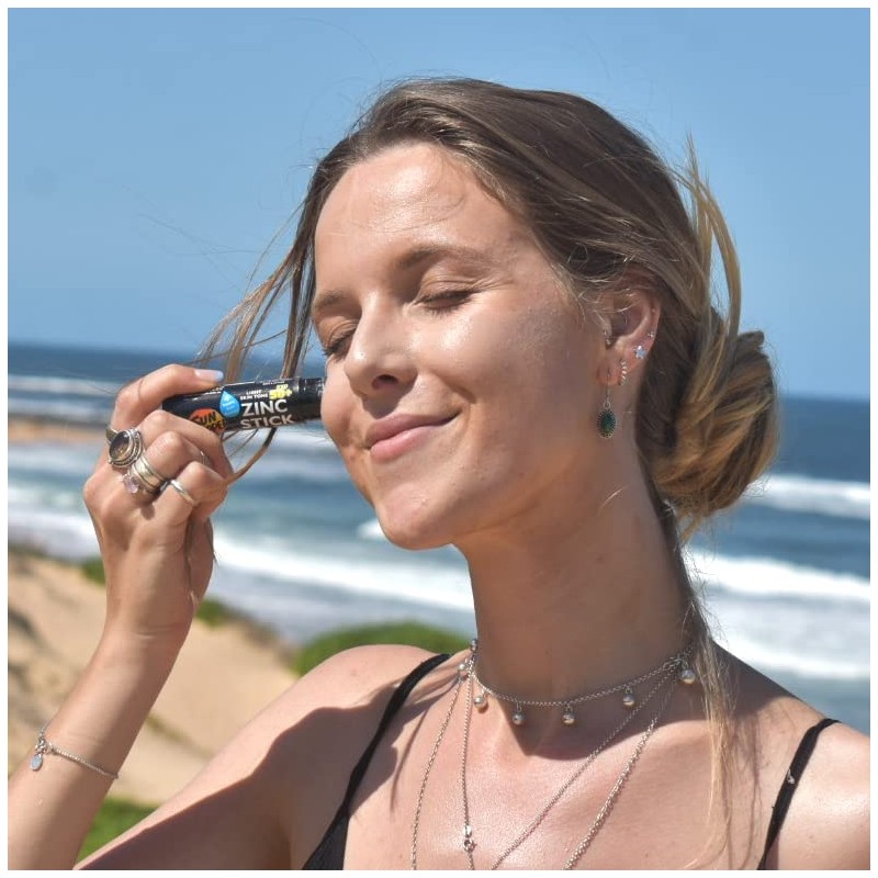 Sun Zapper Zinc Stick - Tan, Light Skin Sunblock SPF50+