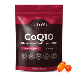 CoQ10 300mg – 120 Vegan Soft Gels | 4 Month Supply | High Strength CoQ10 Supplement for Energy, Heart Health & Cellular Support | Q10 CoEnzyme Vegan Soft Gels