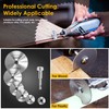 Kuenuilr Cutting Wheel for Drill 1/4 Inch Hex Shank Rotary
