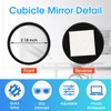 (2 PCS) Cubicle Mirror to See Behind You – 2.3"