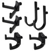 6 Pcs ABS Storage Shed Tool Hooks Set – Heavy-Duty