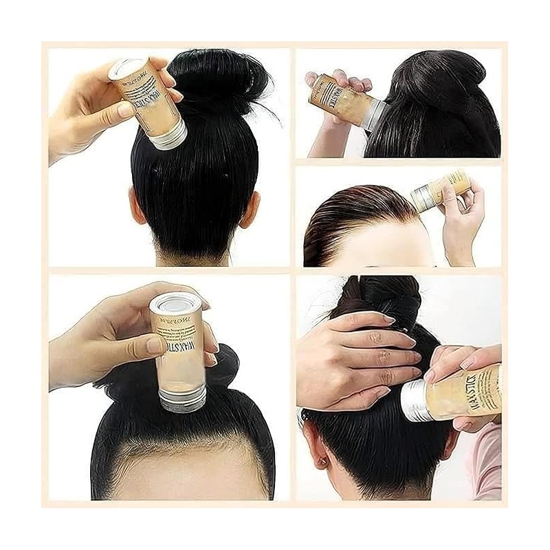 3 Barra de Cera Para Peinar El Cabello, 75g, Control