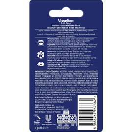Vaseline - Bálsamo Labial, Lip Color Care Stick (3.0 g), Humectación hasta por 24 horas, Mellow Rose
