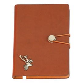 Stag Head Notebook A6 Pocket Sized Notepad Hunting Gift Optional Personalisation