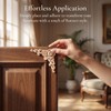 Rovelin 5PCS Wood Appliques Wall Decor Wood Trim Decorative Mouldings
