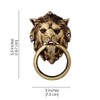 Brass Lion Mouth Door Knocker
