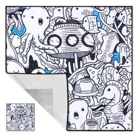 LAKABETE Roll-Up Insulated Lunch Cloth, Non-Iron, Sticky Cloth, Sticky Towel, Width 19.7 x Height 19.7 inches (50 x 50 cm), Furoshiki, Lunch Box, Storage Bag, Organizer, Can be Used to Wrap Lunch