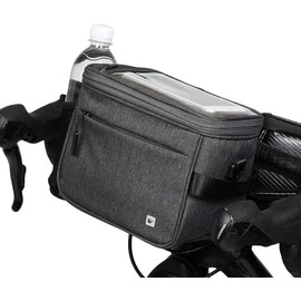 Rhinowalk Bicycle Waterproof Front Bag Handle Bag Frame Bag Side Bag, Gray