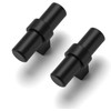 goldenwarm 30 Pack Black Cabinet Knobs Kitchen Cabinet Handles Dresser