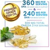 Natures Peak Suplemento de aceite de pescado Omega 3 de