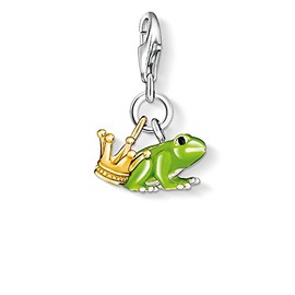 Thomas Sabo Damen Charm-Anhänger Froschkönig Charm Club 925 Sterling Silber 0931-427-6