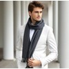 LA FERANI Men's Summer Scarf Cashmere 180 x 70 cm
