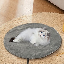 Dog Heated Bed Mat - Heating Pad Indoor Electric Blanket - Heating Mat Anti-Bite Waterproof Pet Supplies for Pets, Dogs & Cats