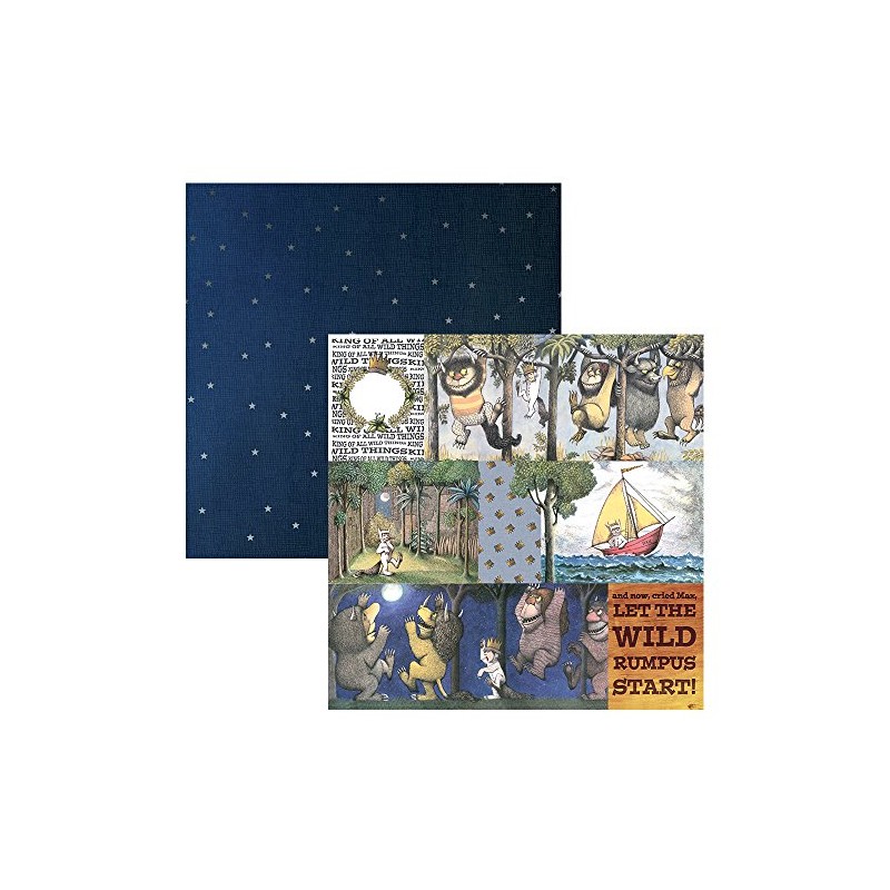 Paper House Productions P-2078E 12" Double Sided Scrapbook Papers, Where