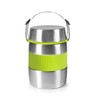 IBILI "Class Thermos Flask for Solid Food, Silver/Green, 1000 ml