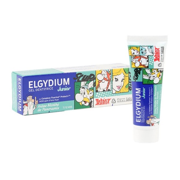 Elgydium Asterix Junior Toothpaste for 7+years 1400ppm Mint Flavour 50ml