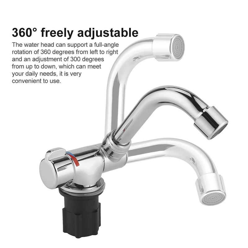 Caravan Tap, G1/2 Inch Thread Tap, 360 Rotation Adjustable Hot