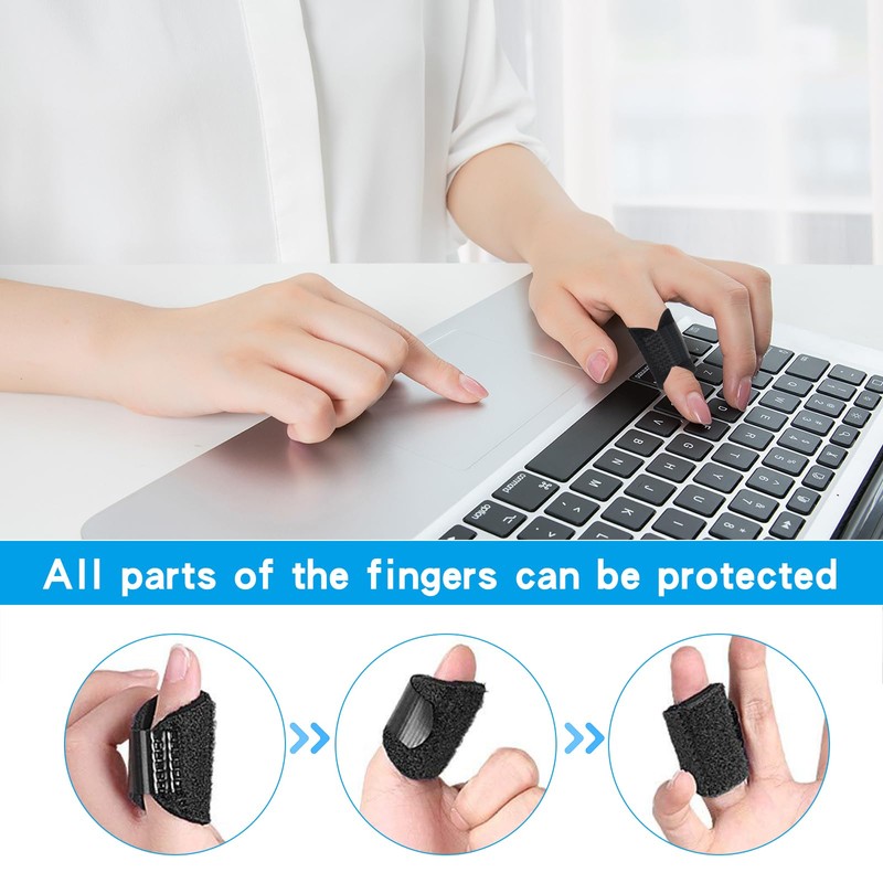 DEARBAG Pack of 5 Thumb Splints, Finger Splint for Trigger