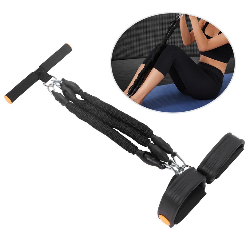 Foot Pedal Elastic Pull Rope Multifunction Abdomen Trainer Fitness Sit