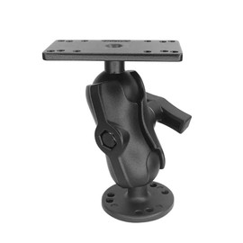 Strg Fish Finder Mount for Boat, Kayak Aluminum Marine Electronic Depth Finder Mount, 1.5" Ball Universal Fish Finder Mount Compatible with Garmin, Lowrance Fish Finder and More