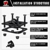 AMBULL 1/2" D Ring Tie Down Anchors & Hole Saw