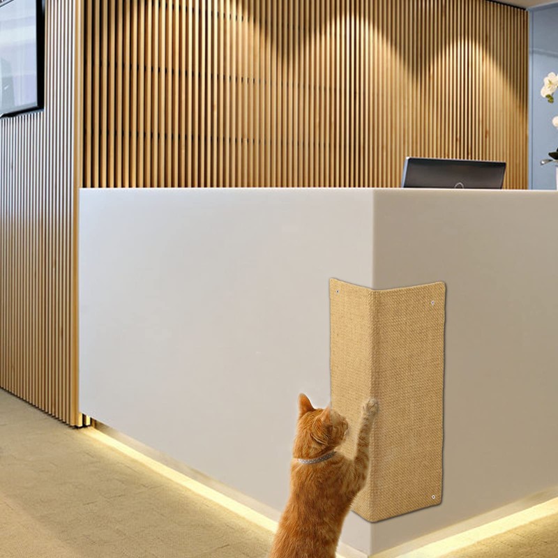 Hutpet 2Pcs Packing Foldable Cat Scratcher Board,Sofa Wall Corner Cat