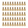50Pcs Flat Knurled Thumb Screw Wring Round Head Pure Copper